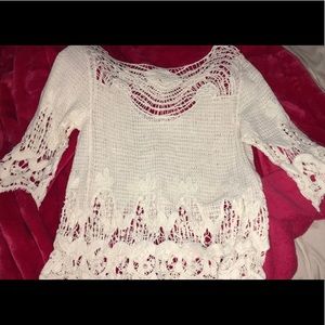 Beautiful Crocheted knit top